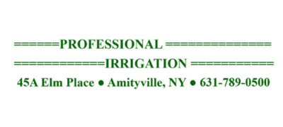 Professional Irrigation 